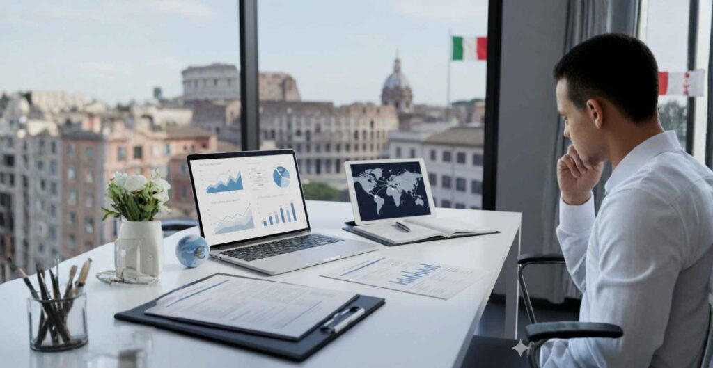 man registers company vies