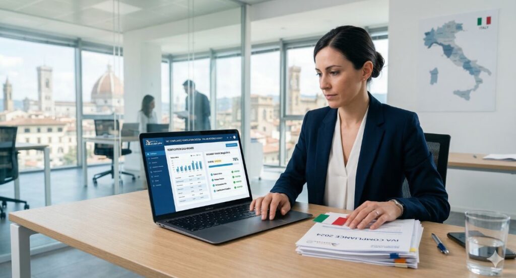 Fiscal representative VAT verification portal Italy compliance check financial guarantee